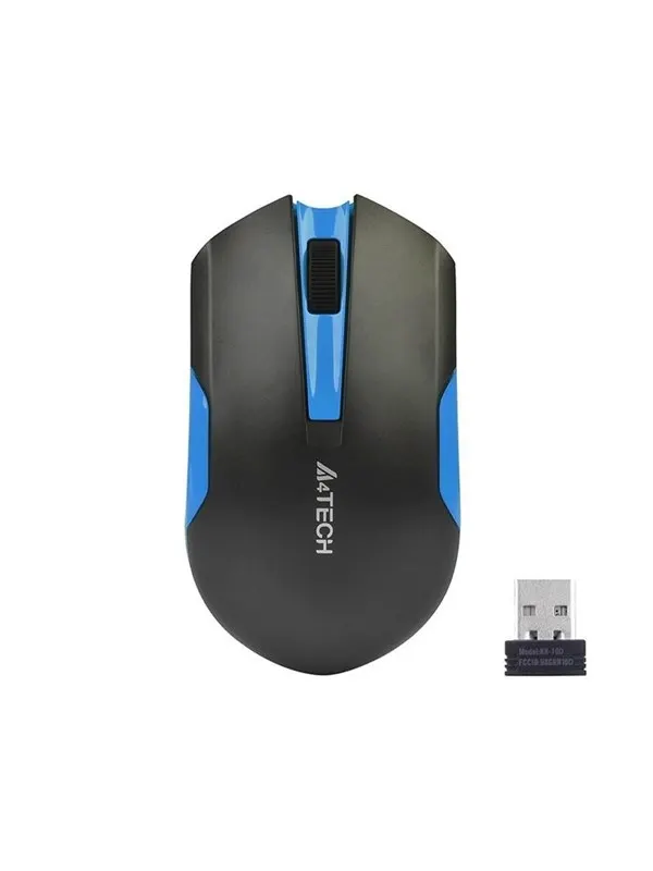 A4Tech - Mouse - Optic - 3 knappar - Blå
