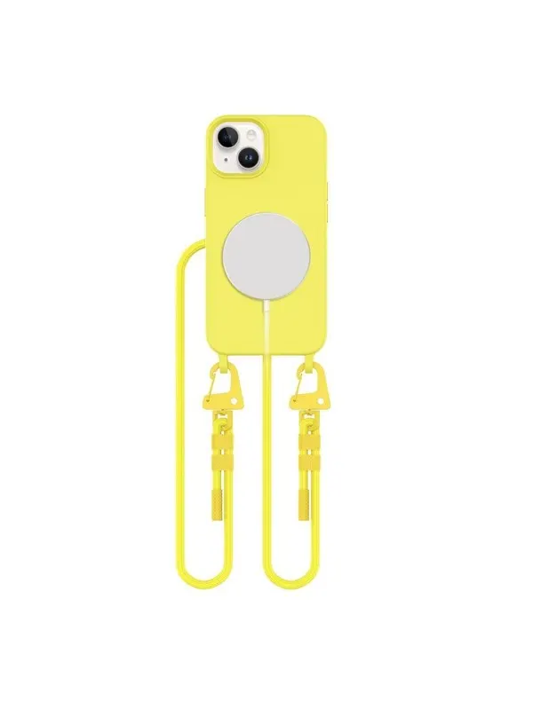 Tech-Protect Magnecklace MagSafe Case for iPhone 13 - Yellow