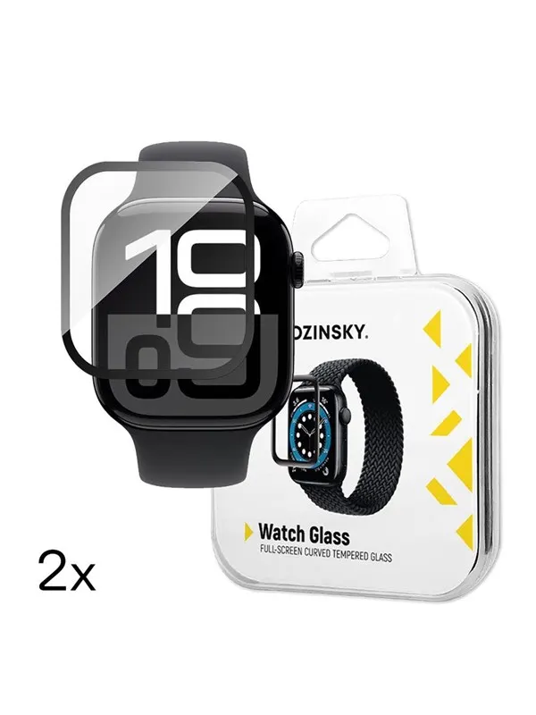 Wozinsky Full Glue Tempered Glass for Apple Watch 46mm (2 pcs)