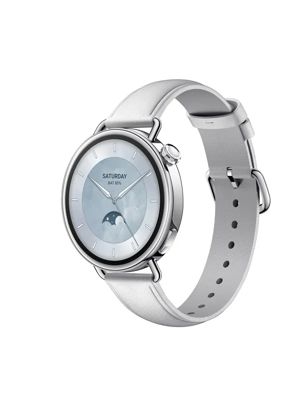 Xiaomi Watch S4 41mm - Leather Strap - White