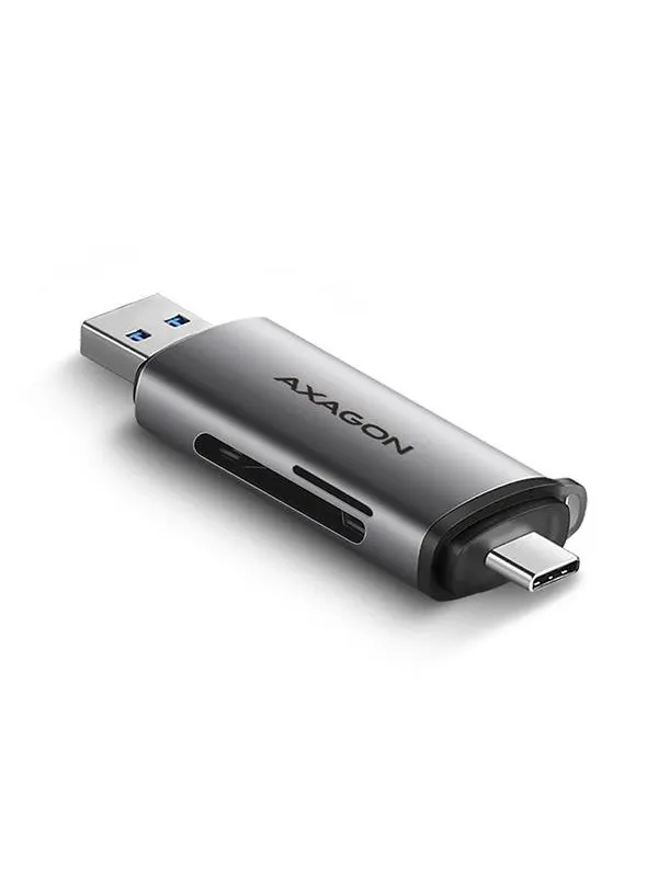 AXAGON SuperSpeed USB-C &amp; USB-A SD / microSD-kortläsare