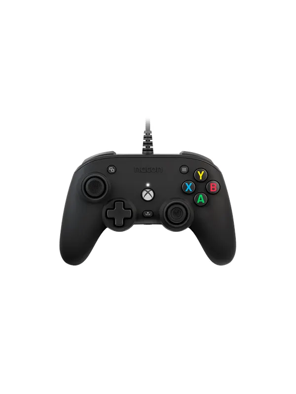NACON Official Pro Compact Controller - Black - Wired Controller - Microsoft Xbox One