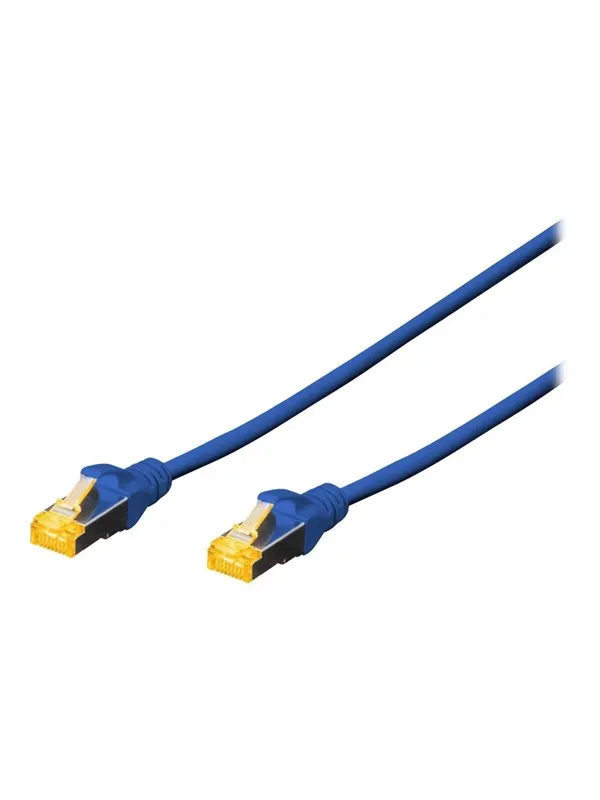 DIGITUS Professional patch cable - 25 cm - blue - Blå - 0.25m