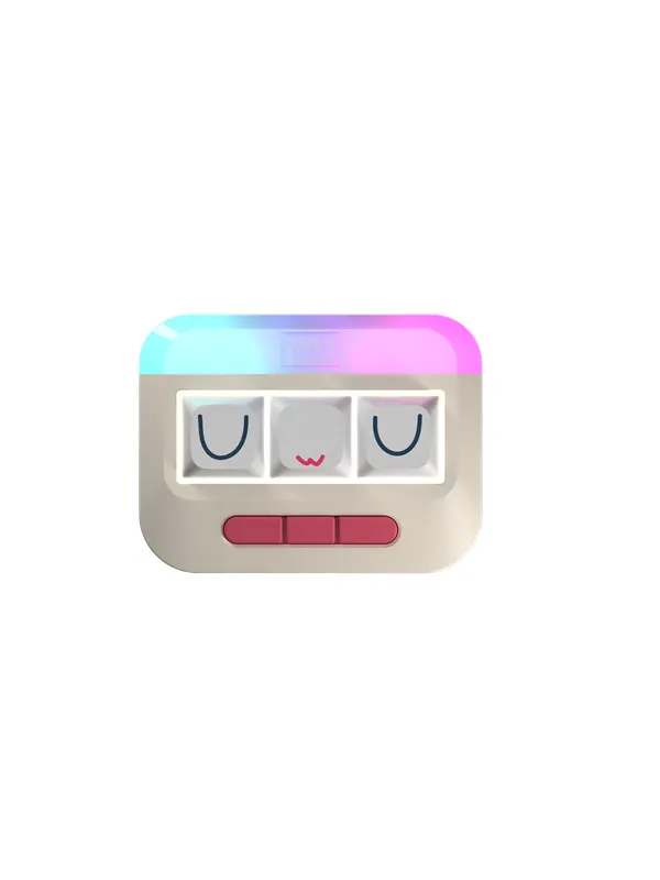 Wooting UwU - RGB - Gaming Keyboard - Utan numpad - Universal - Beige