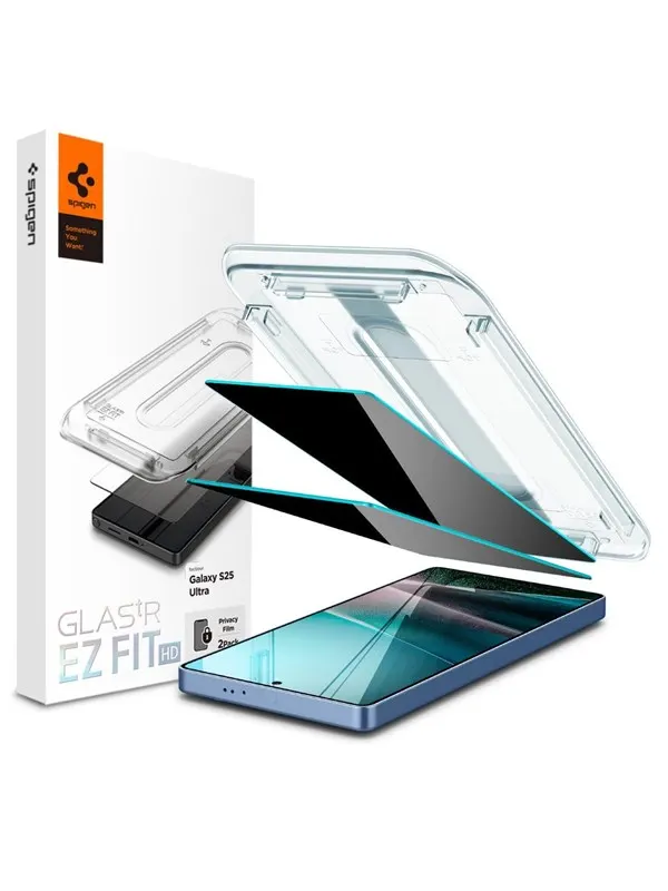 Spigen Glass tR EZ Fit HD (Privacy) 2 Pack - Samsung Galaxy S25 Ultra