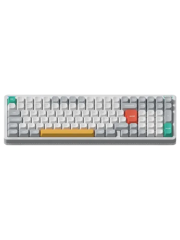 NuPhy Halo96 V2 Ionic White - Raspberry - Gaming Tangentbord - Nordisk - Vit