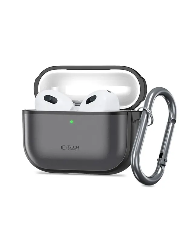 Tech-Protect Silicone Case for AirPods Pro 3 - Matte Black