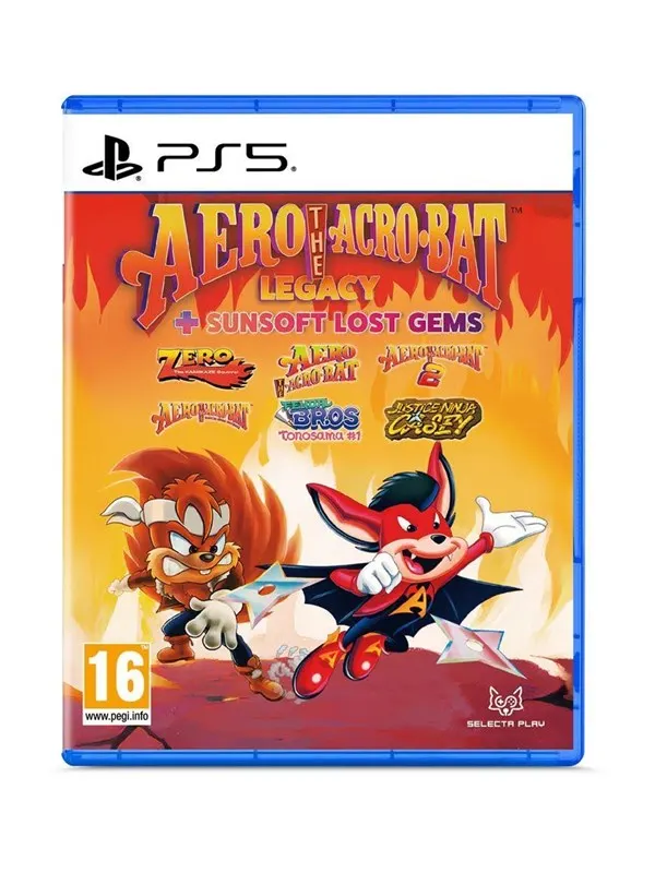 Aero the Acro-Bat Legacy + Sunsoft Lost Gems - Sony PlayStation 5 - Action / äventyr