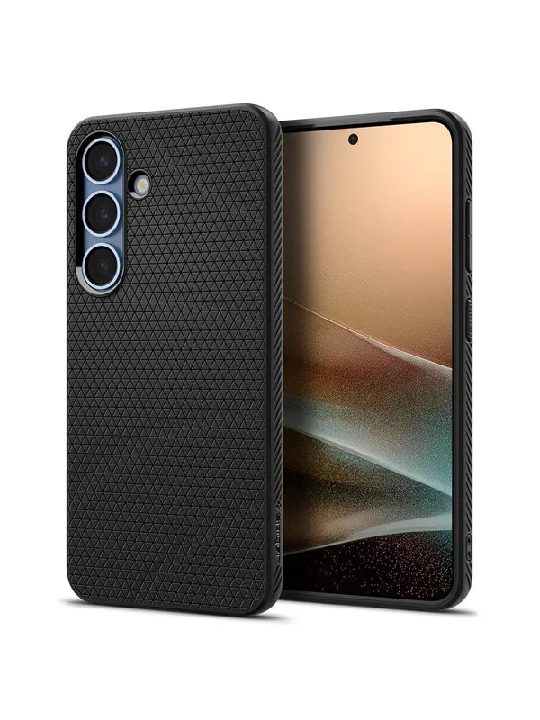 Spigen Liquid Air - matte black - Samsung Galaxy S25