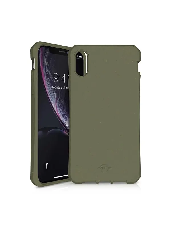 ITSKINS FERONIABIO cover for iPhone XR®. Kaki green