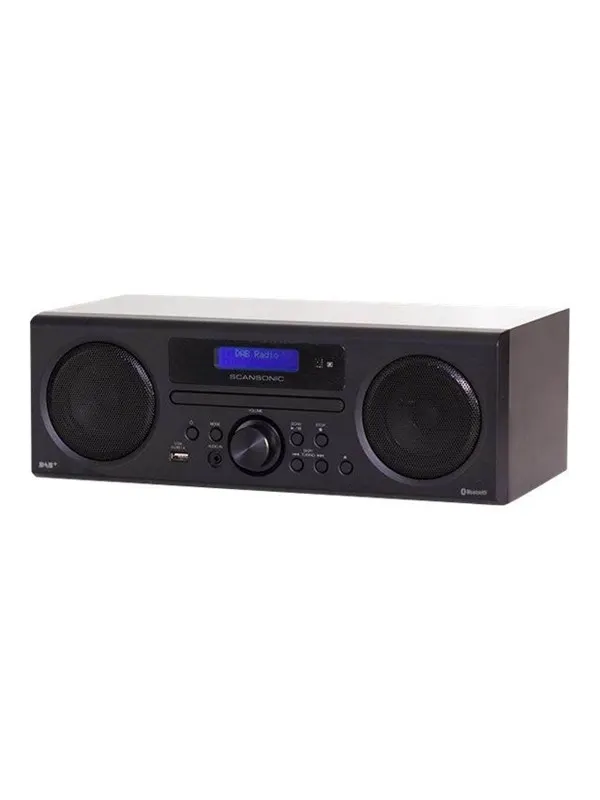 Scansonic DA310 DAB+ m. CD &amp;Bluetooth - DAB/DAB+/FM - Black