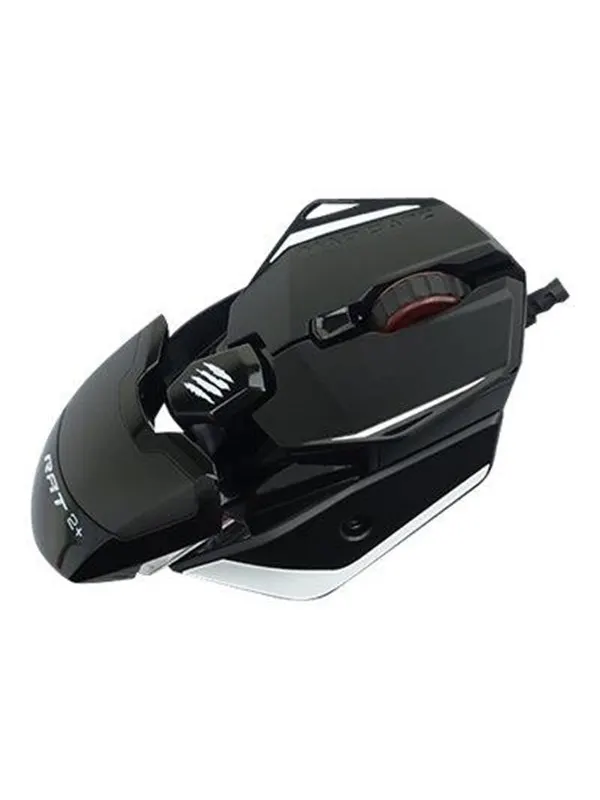 Mad Catz R. A. T. 2+ Optisk gamingmus - Gamingmus - Optic - 5 knappar - Svart