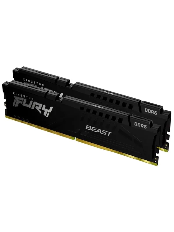 Kingston FURY Beast DDR5-5600 - 64GB - CL40 - Dual Channel (2 pcs) - AMD EXPO & Intel XMP - Svart
