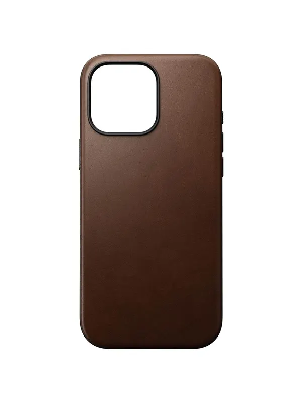 Nomad Modern Leather case - Brown - iPhone 16 Pro Max