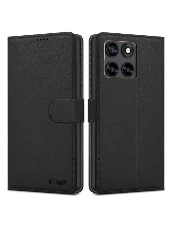 Tech-Protect Wallet Case for Motorola Edge 70 Fusion / Fusion + 5G - Black