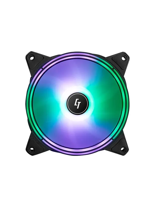 Chieftec Chieftronic Nova NF-1225RGB - case fan - Chassi fläkt - 120mm - Svart