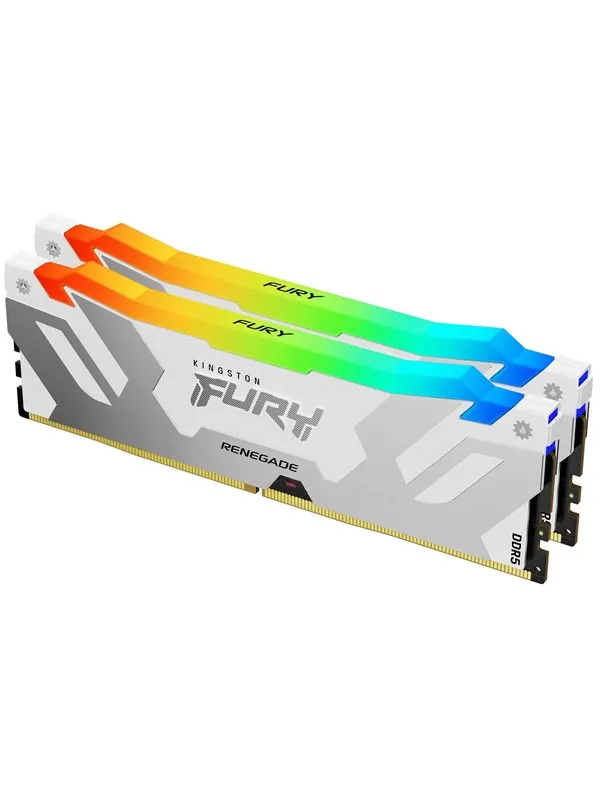 Kingston FURY Renegade RGB DDR5-6400 - 32GB - CL32 - Dual Channel (2 pcs) - Intel XMP - Vit med RGB