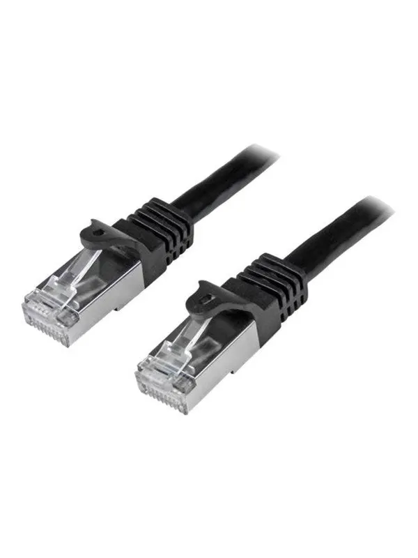 StarTech.com 5m Black Cat6 / Cat 6 Shielded (SFTP) Patch Cable 5 m - patch cable - 5 m - black - Svart - 5m