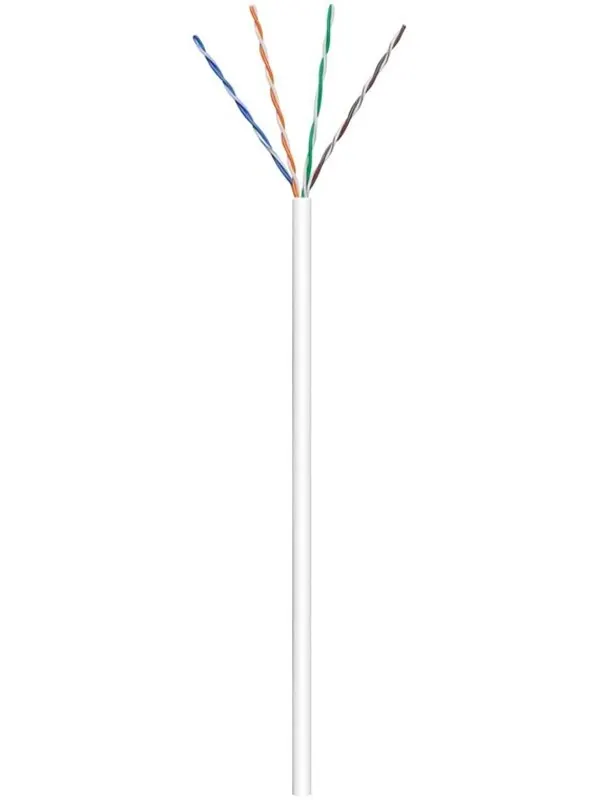 Pro CAT 6 network cable U/UTP white 305 m - CCA cop - Vit - 305m