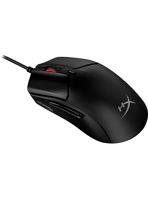 HyperX Pulsefire Haste 2 - Black - Gamingmus - Optic - 6 knappar - Svart