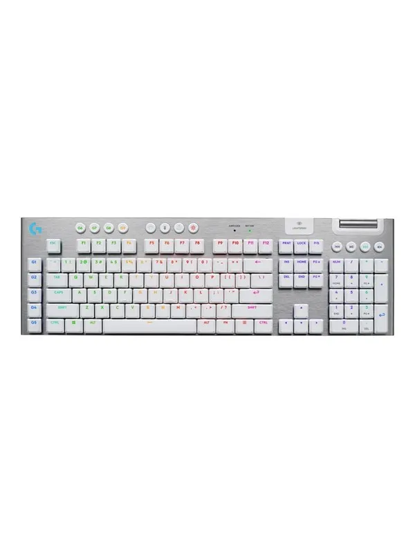 Logitech G915 X - 100% Full-size - Tactile - Gaming Tangentbord - Fransk - Vit