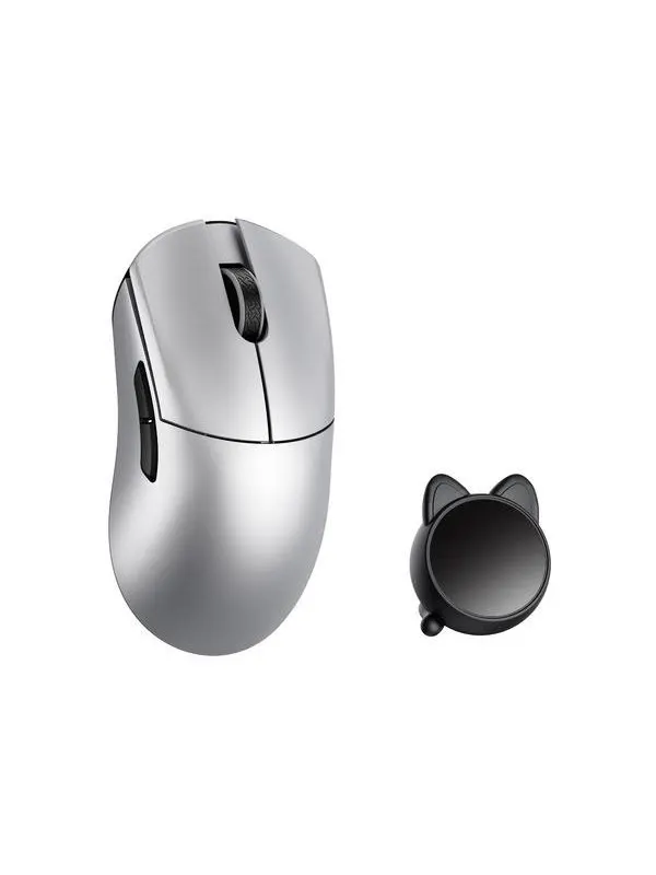 WLMouse HUAN Stainless Magnesium Alloy / Wireless 8K - Gamingmus - Optic - 5 knappar - Silver