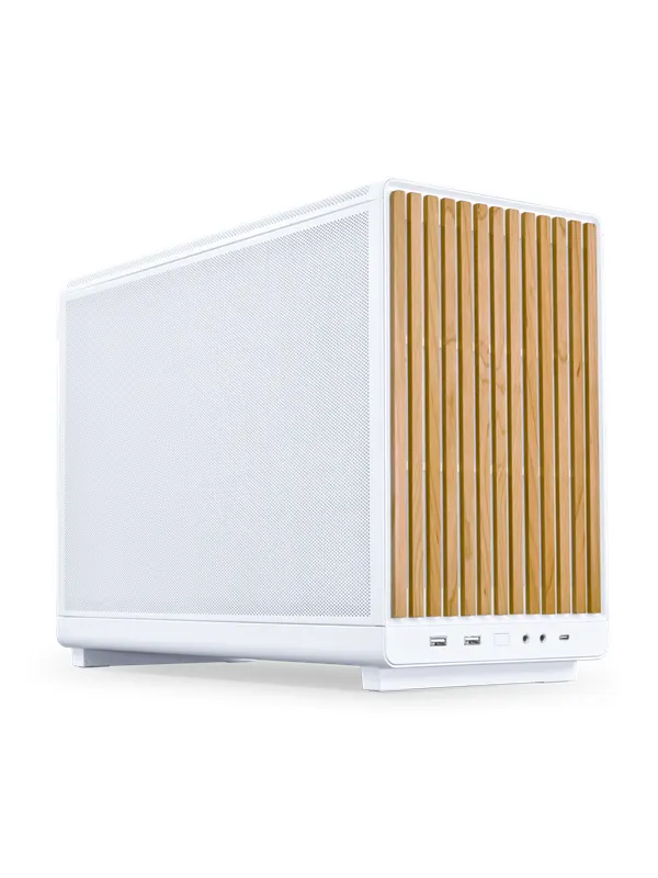 Lian Li Dan Case A3- mATX Wood edition - Chassi - Minitower - Vit