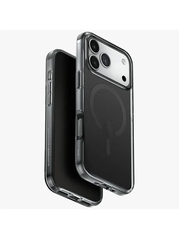 UNIQ Clario Magclick Charging Case for iPhone 17 Pro Max - Black