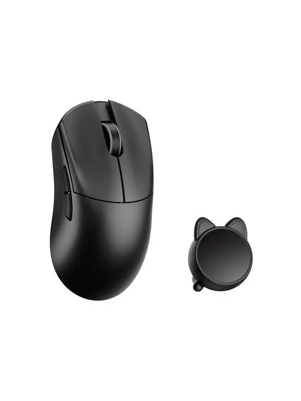 WLMouse HUAN Stainless Magnesium Alloy / Wireless 8K - Gamingmus - Optic - 5 knappar - Svart