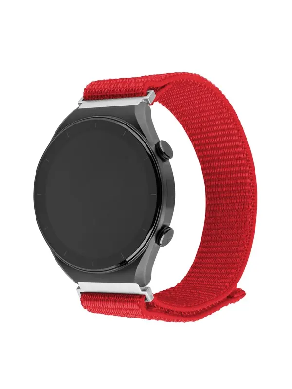 FIXED Nylonrem för Smartwatch Universal 20 mm Röd