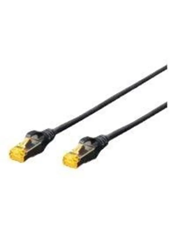 DIGITUS patch cable - 3 m - black - Svart - 3m