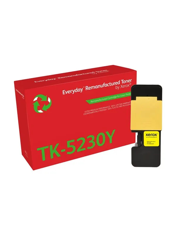 Xerox Everyday - yellow - compatible - remanufactured - toner cartridge (alternative for: Kyocera TK-5230Y) - return programme