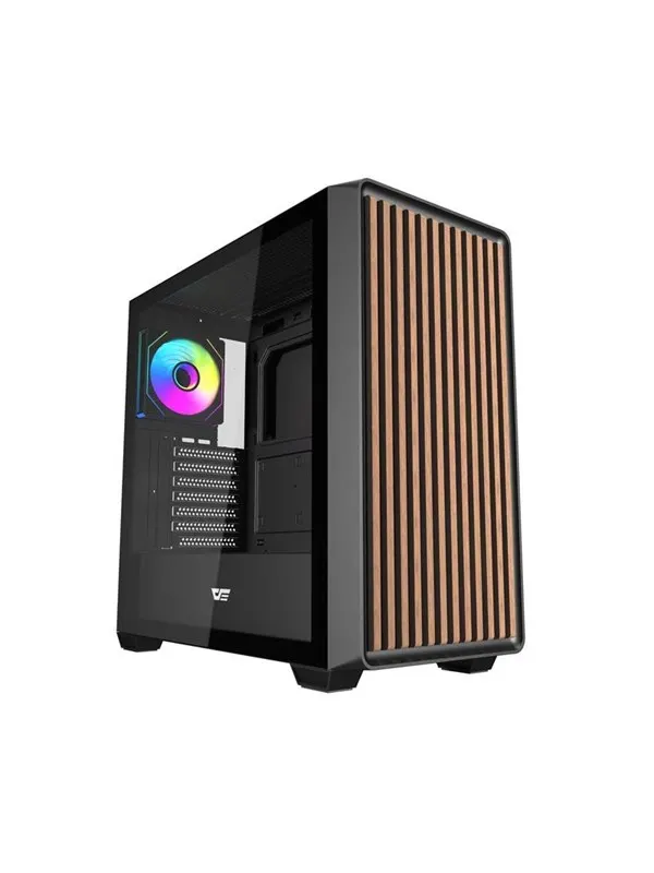 Darkflash DS900WD ATX Computer Case with 4 Fans - Chassi - Svart