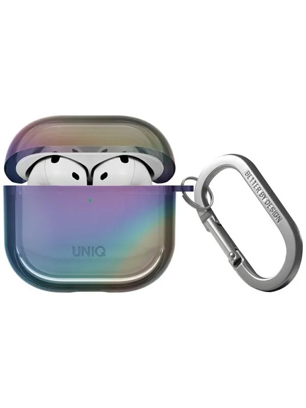 UNIQ Iridescia Case for AirPods 4 Hang Case - Holo Multicolor