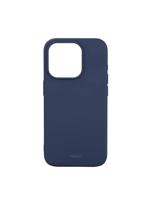 ONSALA Phone Case with Silicone Feel MagSeries Dark Blue - iPhone 15 Pro