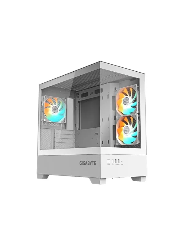 GIGABYTE C201 PANORAMIC ICE - Chassi - Tower - Svart