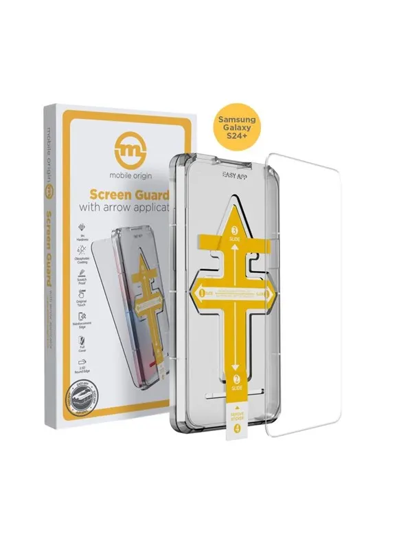 Mobile Origin Screen Guard with arrow applicator - Samsung Galaxy S24+