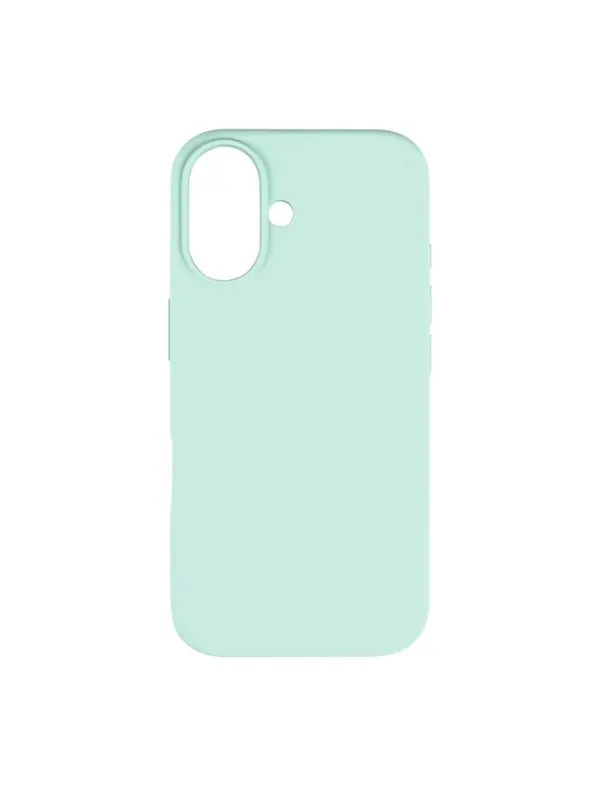 Pomologic CoverCase Silicone iPhone 16 Turquoise W/Magsafe