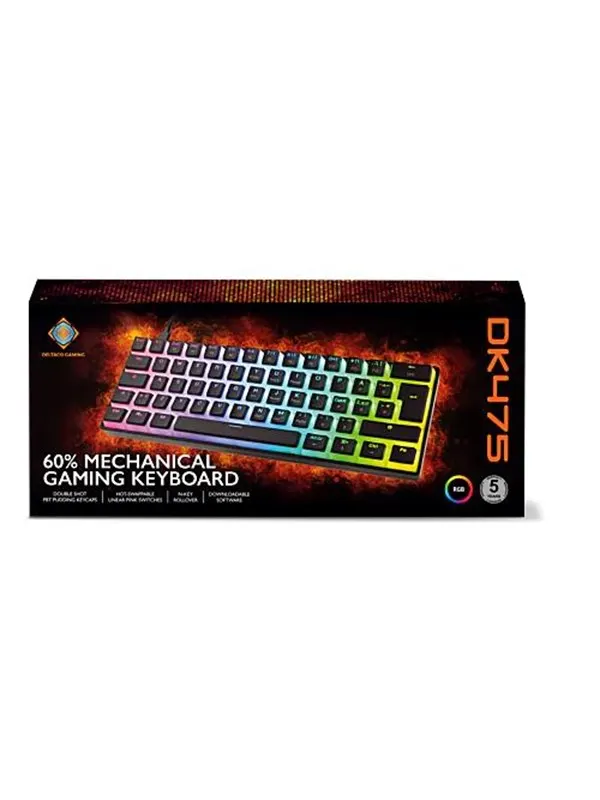 Deltaco GAMING DK475 Mechanical Keyboard - Gaming Tangentbord - Svart
