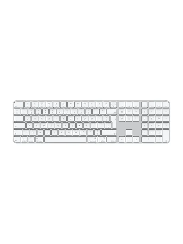 Apple Magic Keyboard with Touch ID and Numeric Keypad - Tangentbord - Engelska - Vit
