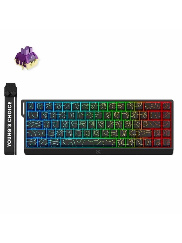 MCHOSE Ace 68 TTC Dragon Lord Hall Effect - Gaming Keyboard - Utan numpad - Engelska (US) - Svart