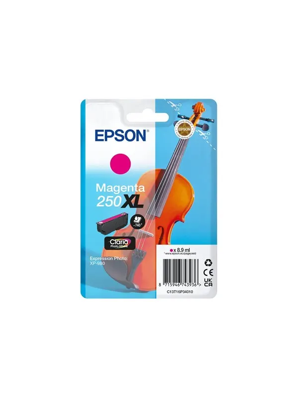Epson 250XL - XL - magenta - original - ink cartridge