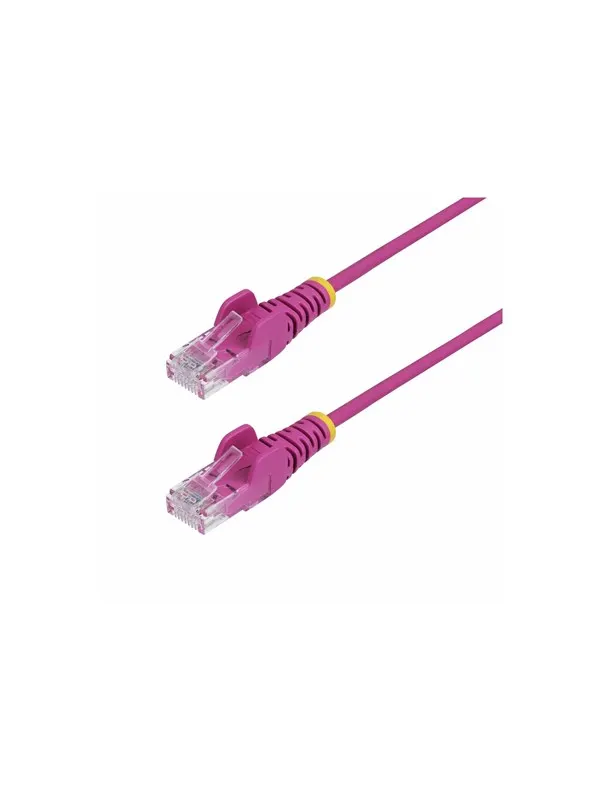 StarTech.com 50cm Pink Slim CAT6 Ethernet Cable Snagless 28AWG LSZH - patch cable - 50 cm - pink - Rosa - 0.5m