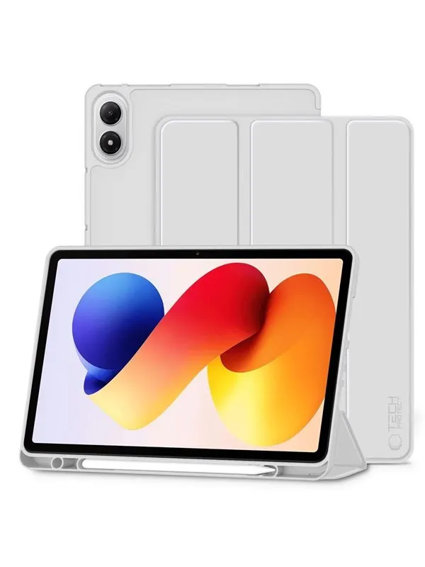 Tech-Protect SmartCase Pen Case for Xiaomi Poco Pad M1 / Redmi Pad 2 Pro 12.1 - Grey