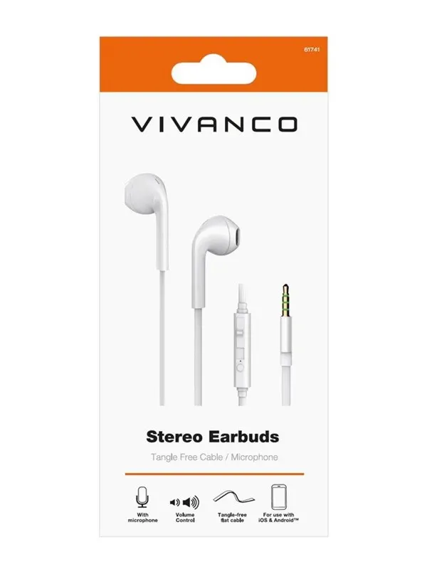 Vivanco Smart Pro In-Ear Plugin Headset Vit