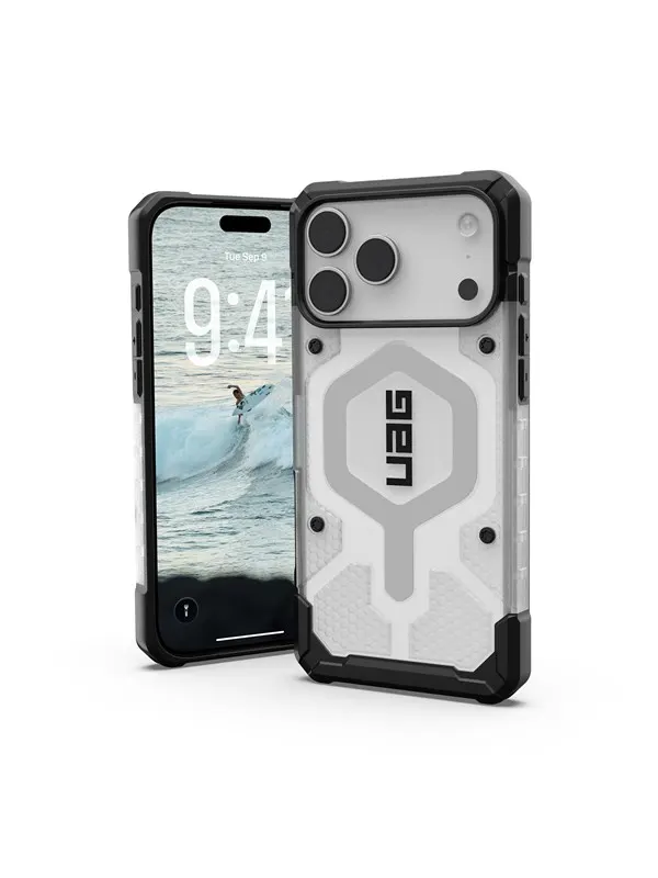 UAG Pathfinder Clear Magsafe - Ice/Silver - iPhone 17 Pro Max