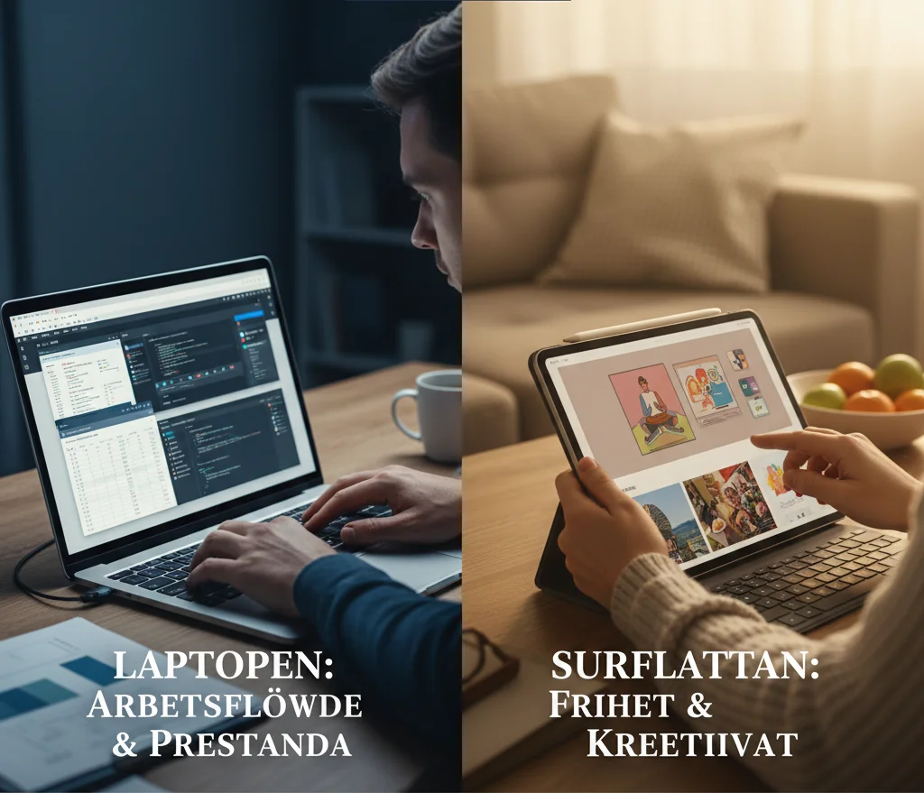 Kan en surfplatta ersätta din bärbara dator? Fördelar, begränsningar och tillbehör