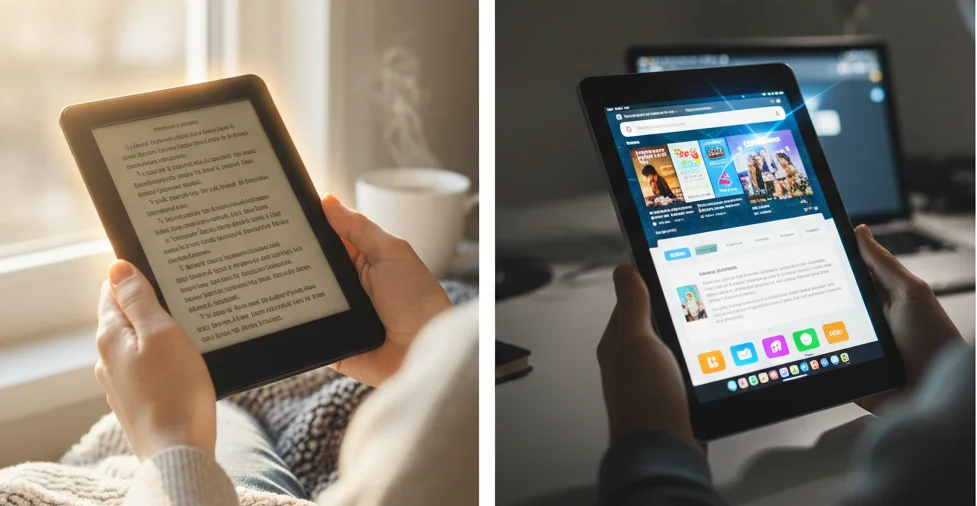 Läsplatta eller Surfplatta? Därför är E-ink överlägset för bokälskaren